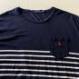 Polo Ralph Lauren Men’s USA S/S T-Shirt Blue/White/Red Stripe • 3XLT