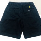 Ralph Lauren Polo Boys Size 5 Shorts Chino Pony Khaki Navy blue