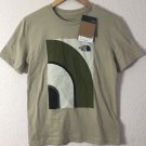 The North Face Graphic Twill Beige Top T-Shirt Girl’s Sz M 10-12