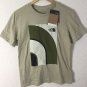 The North Face Graphic Twill Beige Top T-Shirt Girl’s Sz M 10-12