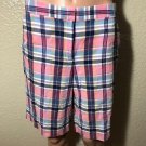 Brooks Brothers Multicolored Shorts Plaid Preppy 100% Cotton Women’s Size 8
