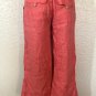 Tommy Hilfiger Womens Cropped Pants Linen Size 2 Dec Southern Peach