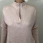 Ralph Lauren Polo Jeans Co. Womens 1/4 Zip Ribbed Flag Logo Sweater Pink Sz XL