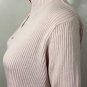 Ralph Lauren Polo Jeans Co. Womens 1/4 Zip Ribbed Flag Logo Sweater Pink Sz XL