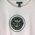 Lauren Ralph Lauren Jeans Co LRL Yachting Club Embroidered Logo Shirt Women's L