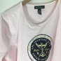 Lauren Ralph Lauren Jeans Co LRL Yachting Club Embroidered Logo Shirt Women's L