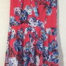 Ellen Tracy Women's Surplice Floral Print Cotton Multicolor Sundress Sz 10