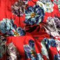 Ellen Tracy Women's Surplice Floral Print Cotton Multicolor Sundress Sz 10
