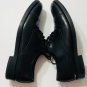 Prada Milano Mens Black Leather Capped Toe Dress Shoes Size 8.5