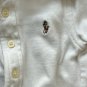 Polo Ralph Lauren Boys Shirt Toddler Top size 6M button-up Long Sleeve White