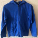 Polo Ralph Lauren Boys Hoodie Sweatshirt Blue Zip Up Size (10-12)