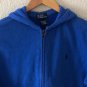 Polo Ralph Lauren Boys Hoodie Sweatshirt Blue Zip Up Size (10-12)