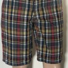 Rare Polo Ralph Lauren Mens Reversible Chinos Plaid Shorts 30 Navy