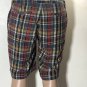 Rare Polo Ralph Lauren Mens Reversible Chinos Plaid Shorts 30 Navy