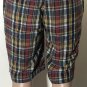 Rare Polo Ralph Lauren Mens Reversible Chinos Plaid Shorts 30 Navy