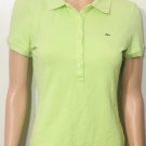 Lacoste womens Short Sleeve Green Polo Shirt Sz 40 Lacoste womens Short Sleeve Green Polo Shirt Sz 40