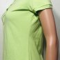 Lacoste womens Short Sleeve Green Polo Shirt Sz 40