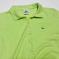 Lacoste womens Short Sleeve Green Polo Shirt Sz 40