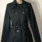 Coffee shop Womenâs Belted Double Breasted Trench Coat Sz Small NWT