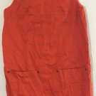 J. Crew Bottom Pockets Orange Sleeveless Dress Women's Size 6