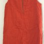 J. Crew Bottom Pockets Orange Sleeveless Dress Women's Size 6