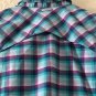 Columbia Omni-Shade Sun Protection Girls Short Sleeve Button-Up Top Size 10/12