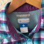 Columbia Omni-Shade Sun Protection Girls Short Sleeve Button-Up Top Size 10/12