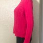 Lauren Ralph Lauren Pink Womens Cable Knit Cotton Sweater Size L