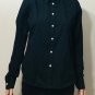 Ralph Lauren Polo Jeans Co Womens Long Sleeve Black Dress Shirt Size M