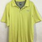 The North Face Men's Flashdry Poly Snap Button Polo Shirt Yellow Size XL