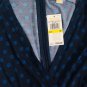 Michael Kors Women's Printed Bell Sleeves Dress Size M Navy
