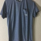 The North Face Men's Pocket Flash Dry Crew-Neck Athletic Blue T-Shirt Sz S/P