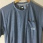 The North Face Men's Pocket Flash Dry Crew-Neck Athletic Blue T-Shirt Sz S/P