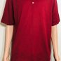 Nike Golf Fit Dry Mens Short Sleeve Burgundy Black Accent Polo Shirt Sz L