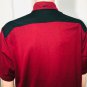 Nike Golf Fit Dry Mens Short Sleeve Burgundy Black Accent Polo Shirt Sz L