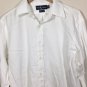 Ralph Lauren Men's Yarmouth Button down L/S Solid Shirt White Size 16-35