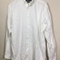 Ralph Lauren Men's Yarmouth Button down L/S Solid Shirt White Size 16-35