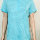 Ralph Lauren Golf Women's Short Sleeve Striped Polo Shirt Size L