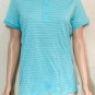 Ralph Lauren Golf Women's Short Sleeve Striped Polo Shirt Size L