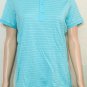 Ralph Lauren Golf Women's Short Sleeve Striped Polo Shirt Size L