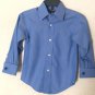 Brooks Brothers Fleece Toddler Boys Long Sleeves Shirt Blue Sz 4 NWOT