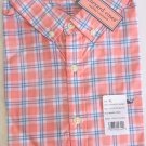 Vineyard Vines Performance Button Down Boys' Shirt Pink Plaid Sz XL (18) Vineyard Vines Performance Button Down Boys' Shirt Pink Plaid Sz XL (18)