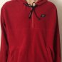 Lauren Ralph Lauren Mens Full Zip Fleece Hoodie Sweatshirt Red Sz L