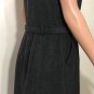 Banana Republic Womens Gray Blk Sleeveless Belt Sheath Lined Houndstooth Dress 8