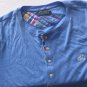 Lauren Ralph Lauren Womens Henley Pajama Top Long Sleeve Tunic Style sz XL Blue