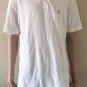 Lauren Ralph Lauren Mens Polo Shirt Short Sleeve Size L White Crown Logo