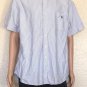 RALPH LAUREN Classic Fit Button Collar Oxford Shirt Blue/White Stripes Mens XXL
