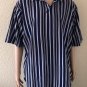 Polo Golf Ralph Lauren Short Sleeve Shirt Mens Navy Blue Striped Size 2XL