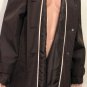Calvin Klein Womens Long Sleeve Rain Jacket Trench Coat Brown Sz L
