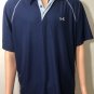 Under Armour Menâs Golf Short Sleeve Athletic Polo Polyester Shirt Sz L